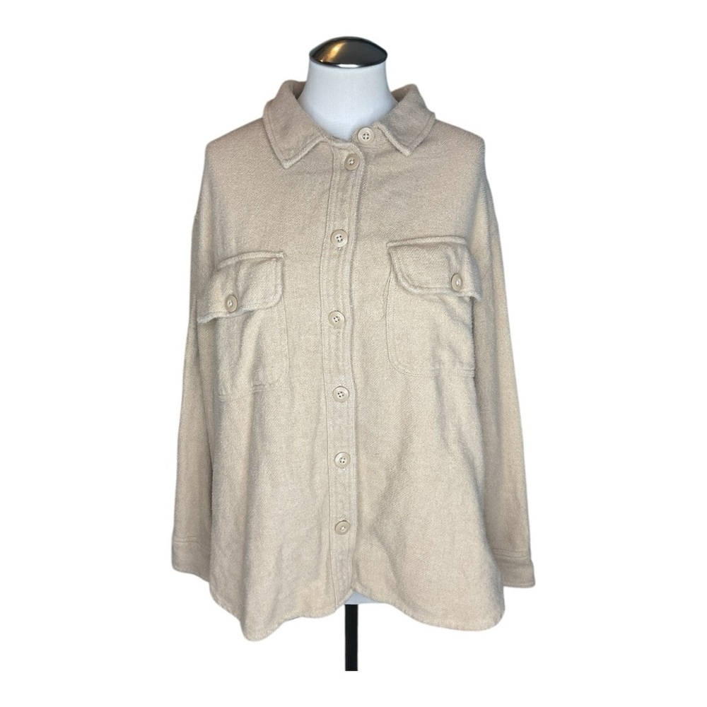 Cream Button-Up Jacket